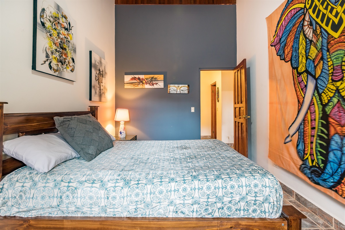 Queen Bed in the Zen Den