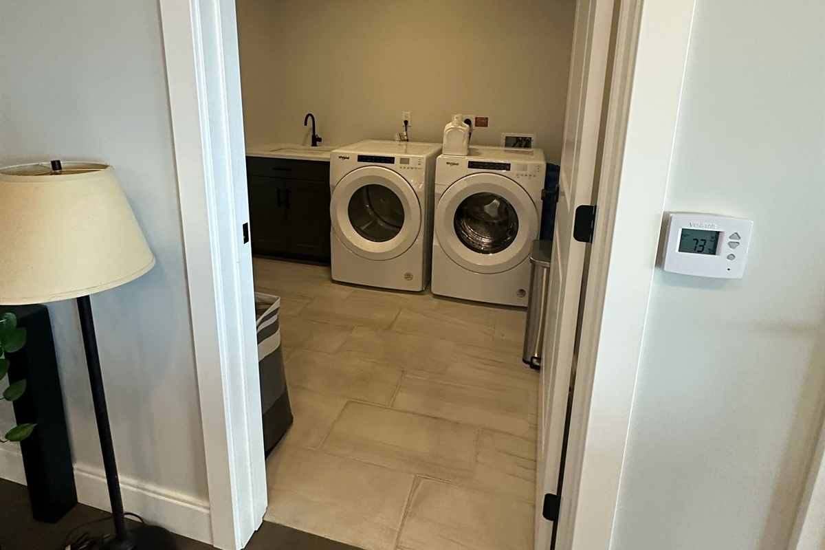 Large laundry room high end Washer/Dryer