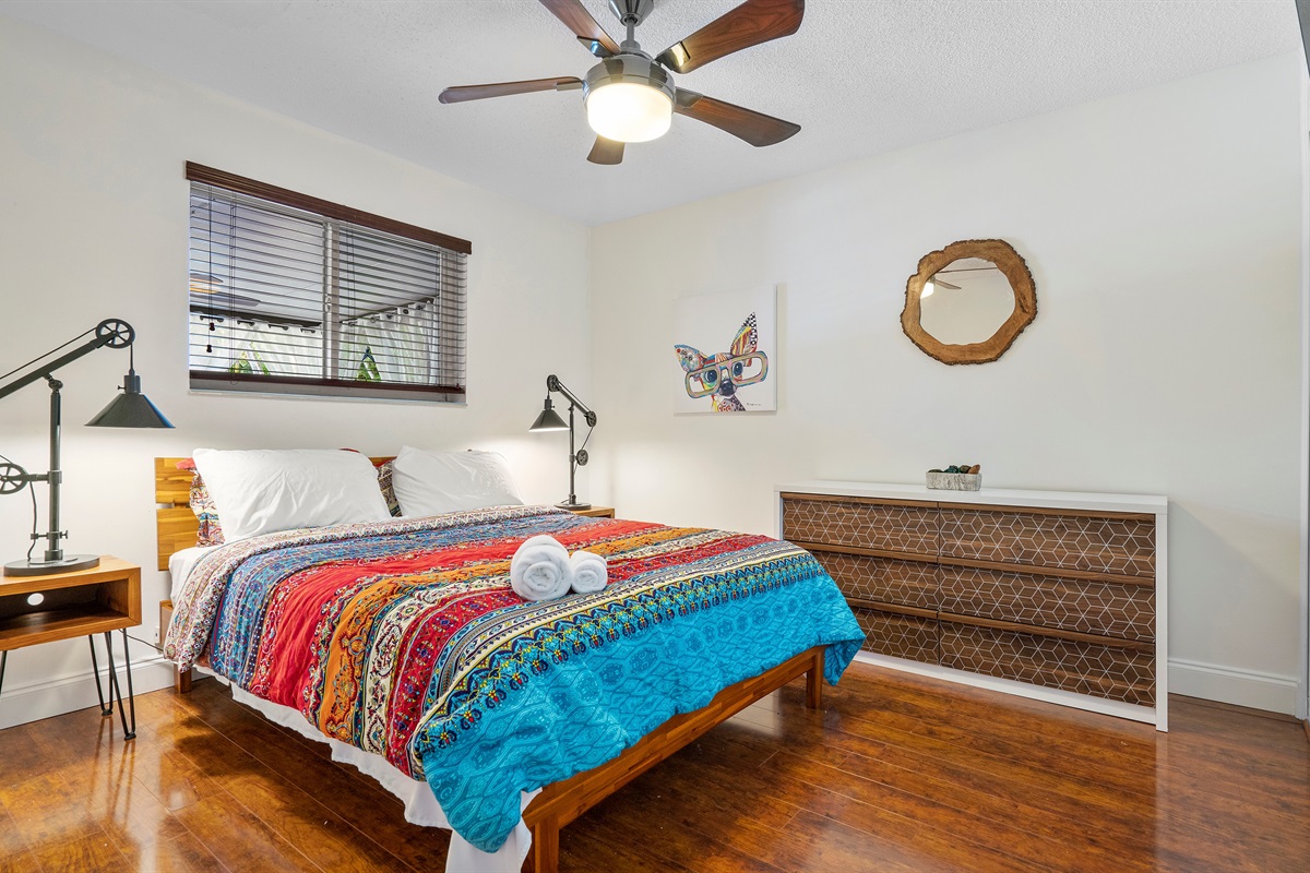 Bedroom with window