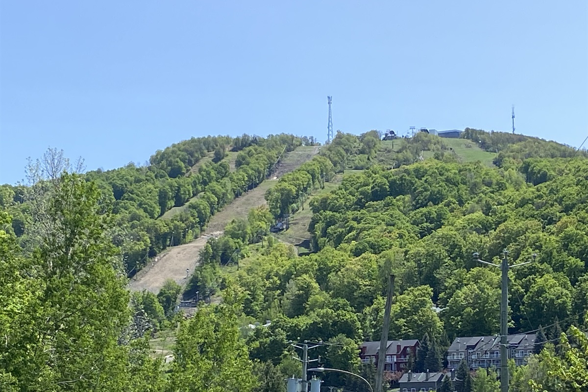 Montagne pleine d'activités