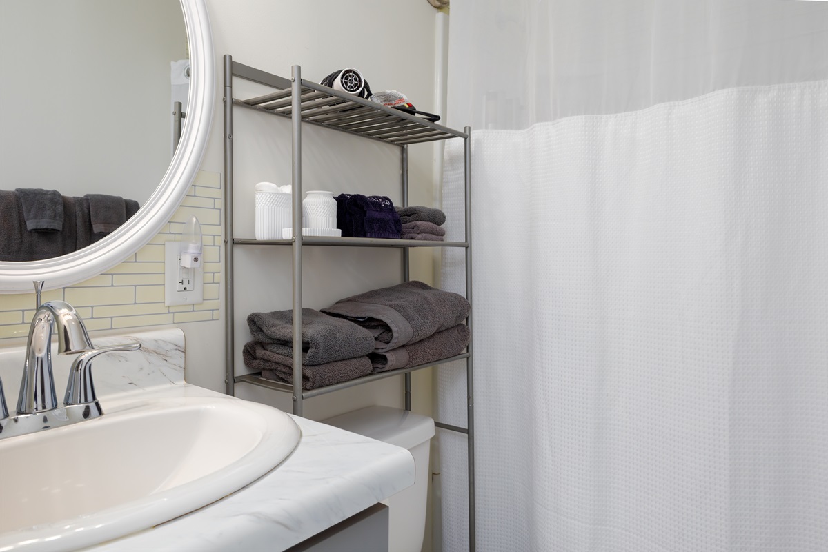 Comfortable and clean bathroom