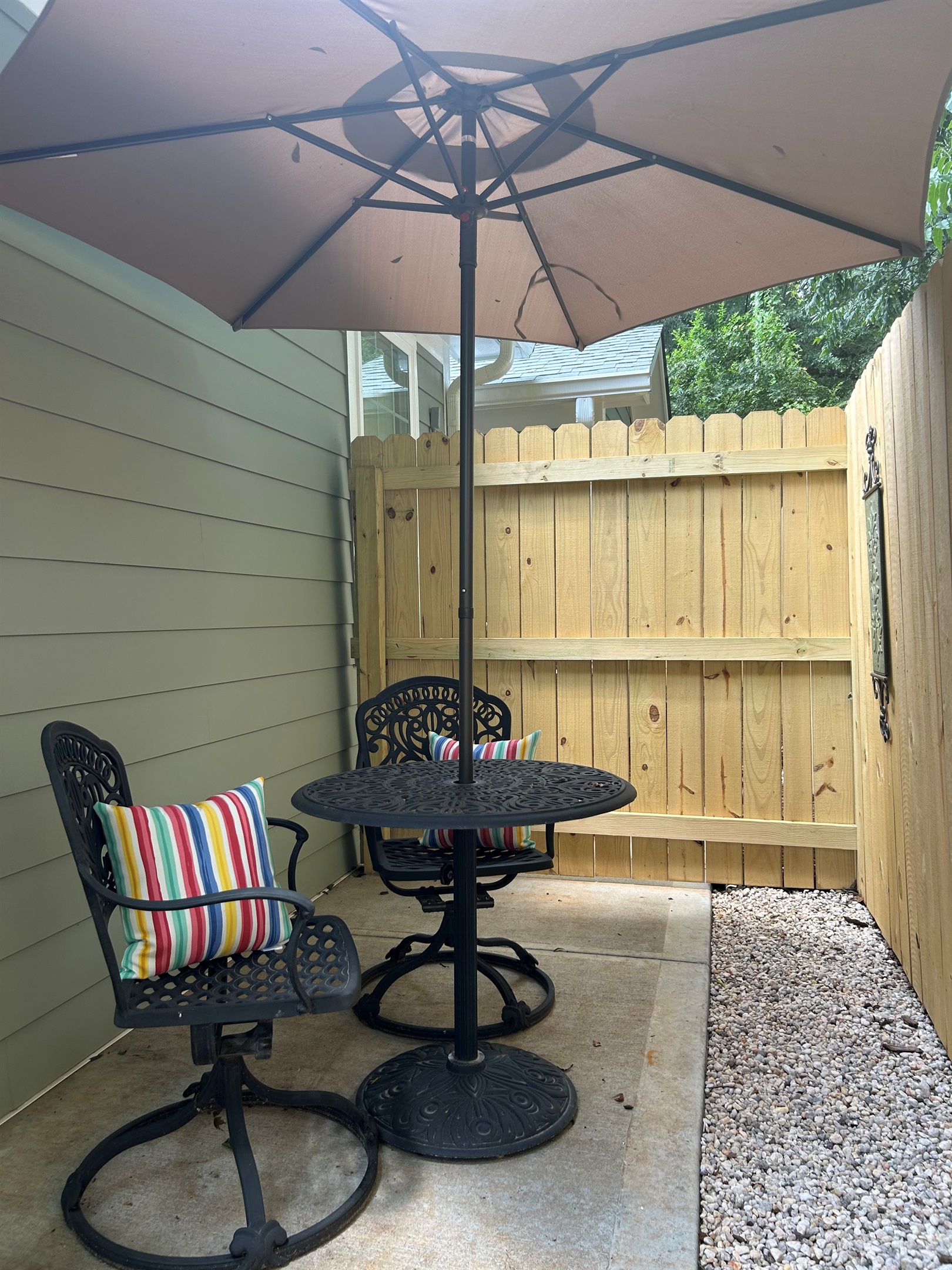Outdoor sitting area