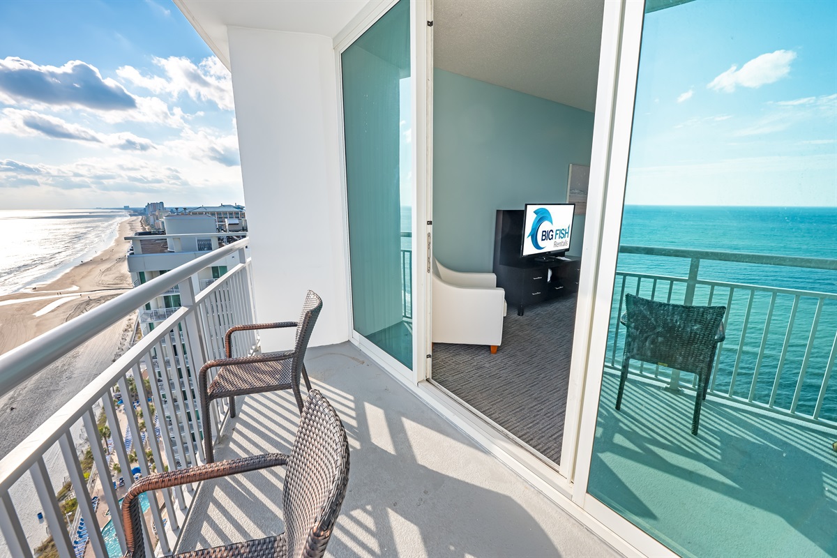 Breathtaking Views from Balcony!