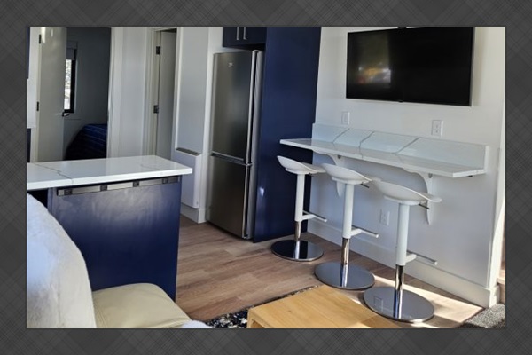 Breakfast nook next to kitchen