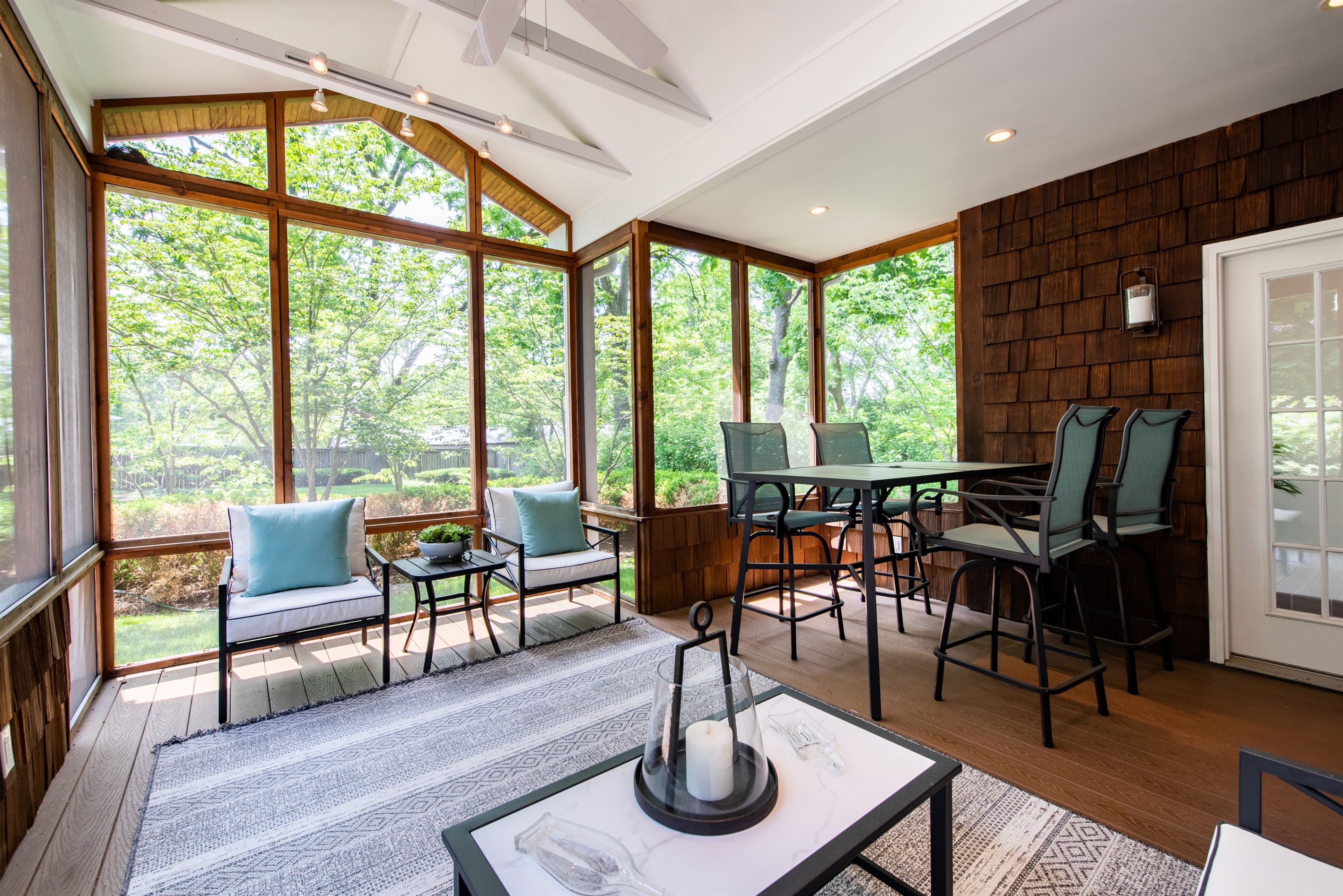 Bright sunroom, a serene spot to unwind and bask in natural sunlight.