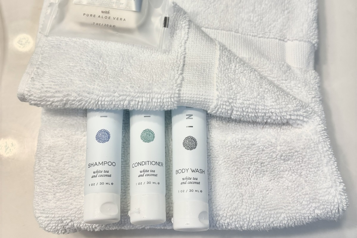 Starter amenities included!