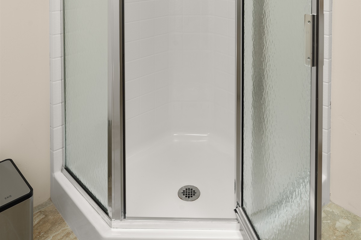 A cozy corner for a quick shower 