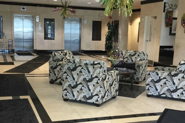 A glimpse inside Crystal Tower. Dedicated to providing a welcoming, high-quality environment for all tenants and guests.