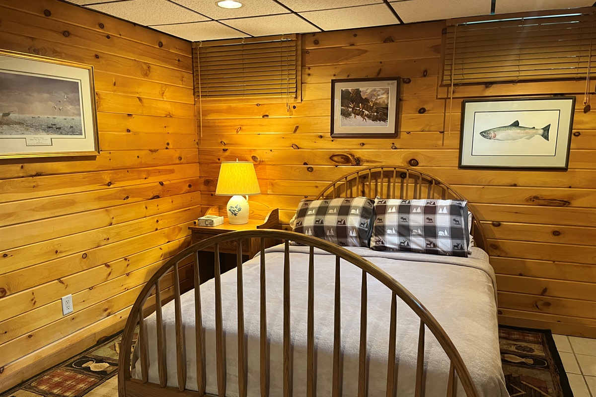 Lower level living area