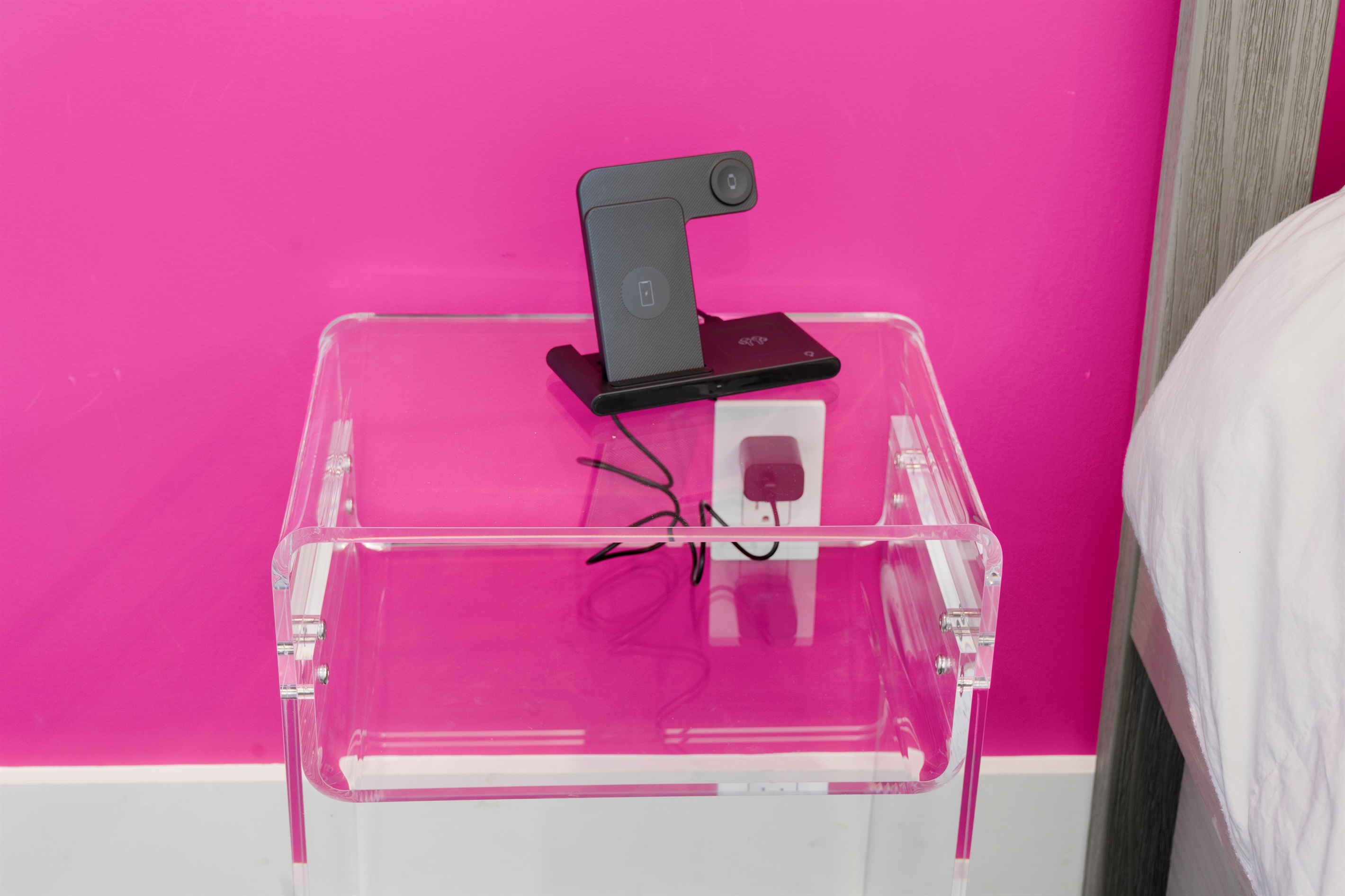 Charging Station for guest Phones, Headphones and Smart Watches