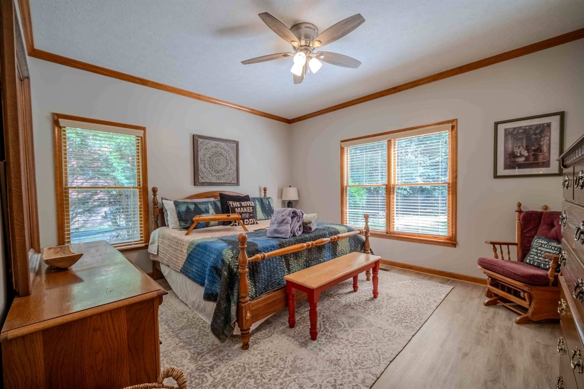 King Bedroom on Main Level