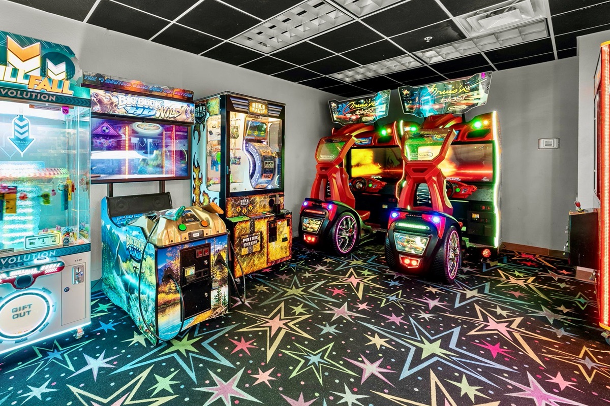 Game room for all ages.