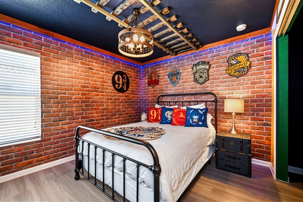 You'll think you're at Hogwarts in our Harry Potter room