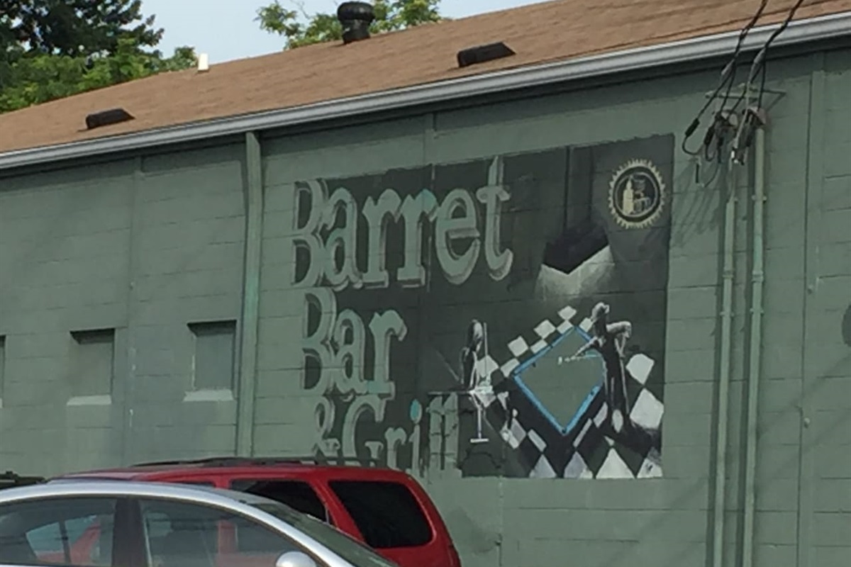 On Barret Ave. Shoot some pool, hang on the patio outside. Local dive. 