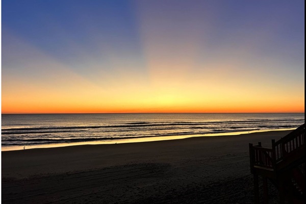 Sunset over the ocean, Whalehead Beach