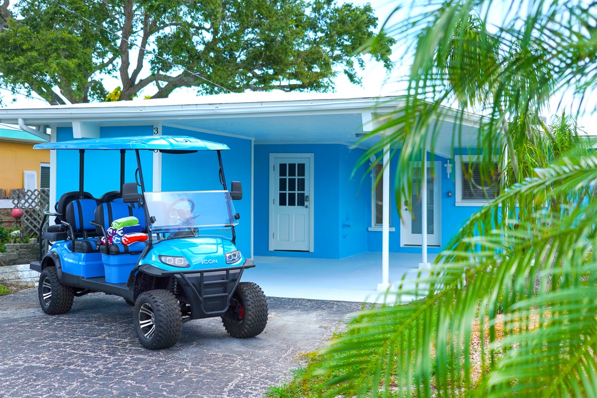 Maybe a golf cart to cruise to beach or local pubs?