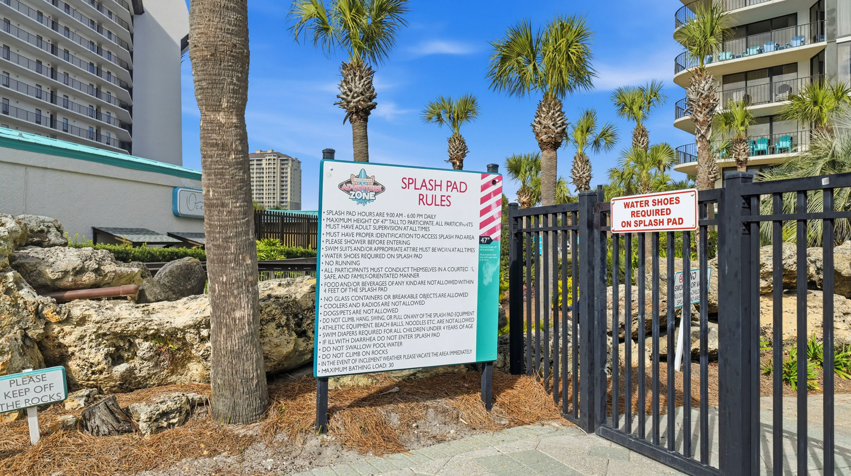 Rules for Edgewater's Splash Pad