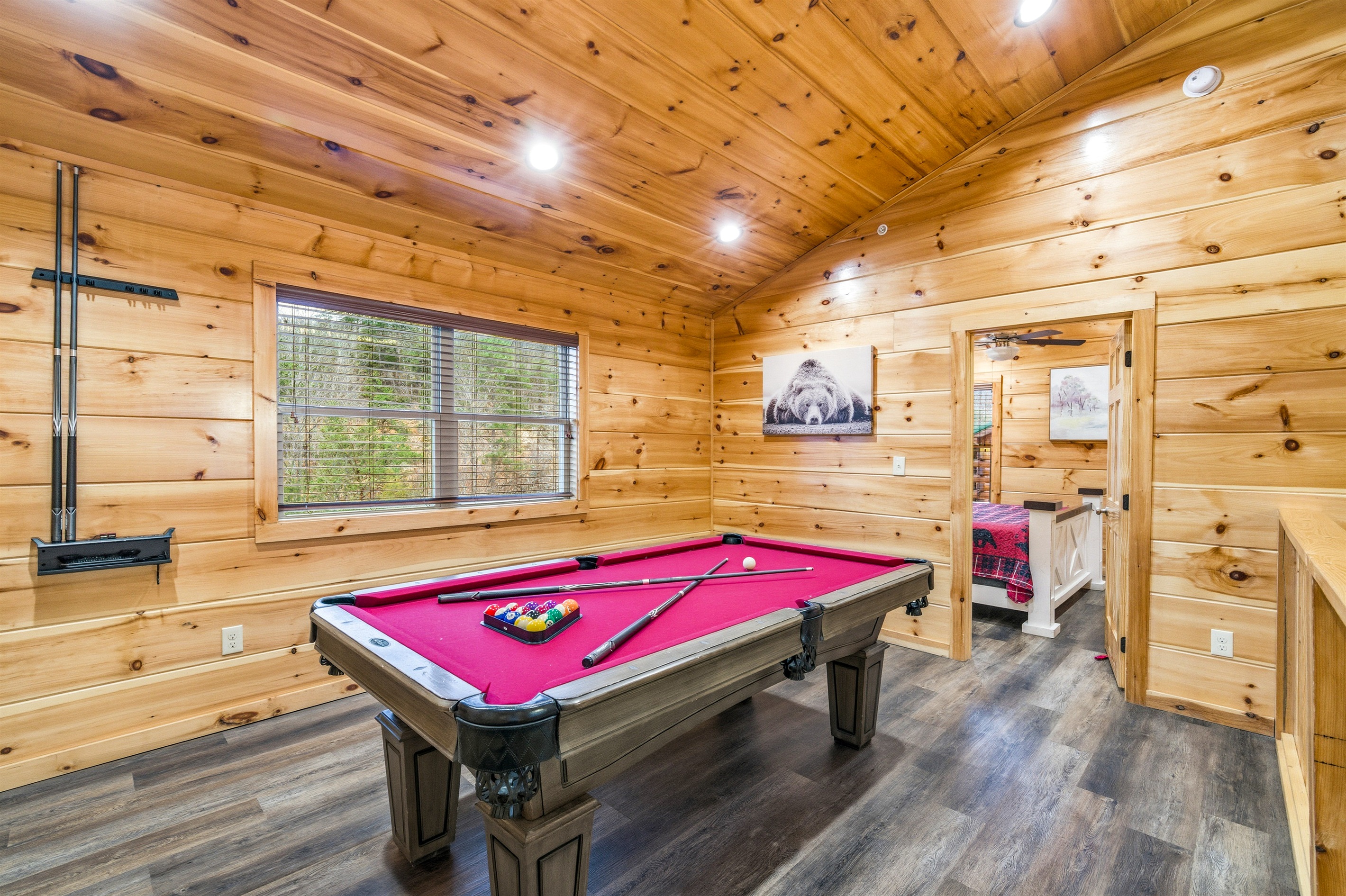 Pool Table in the Loft