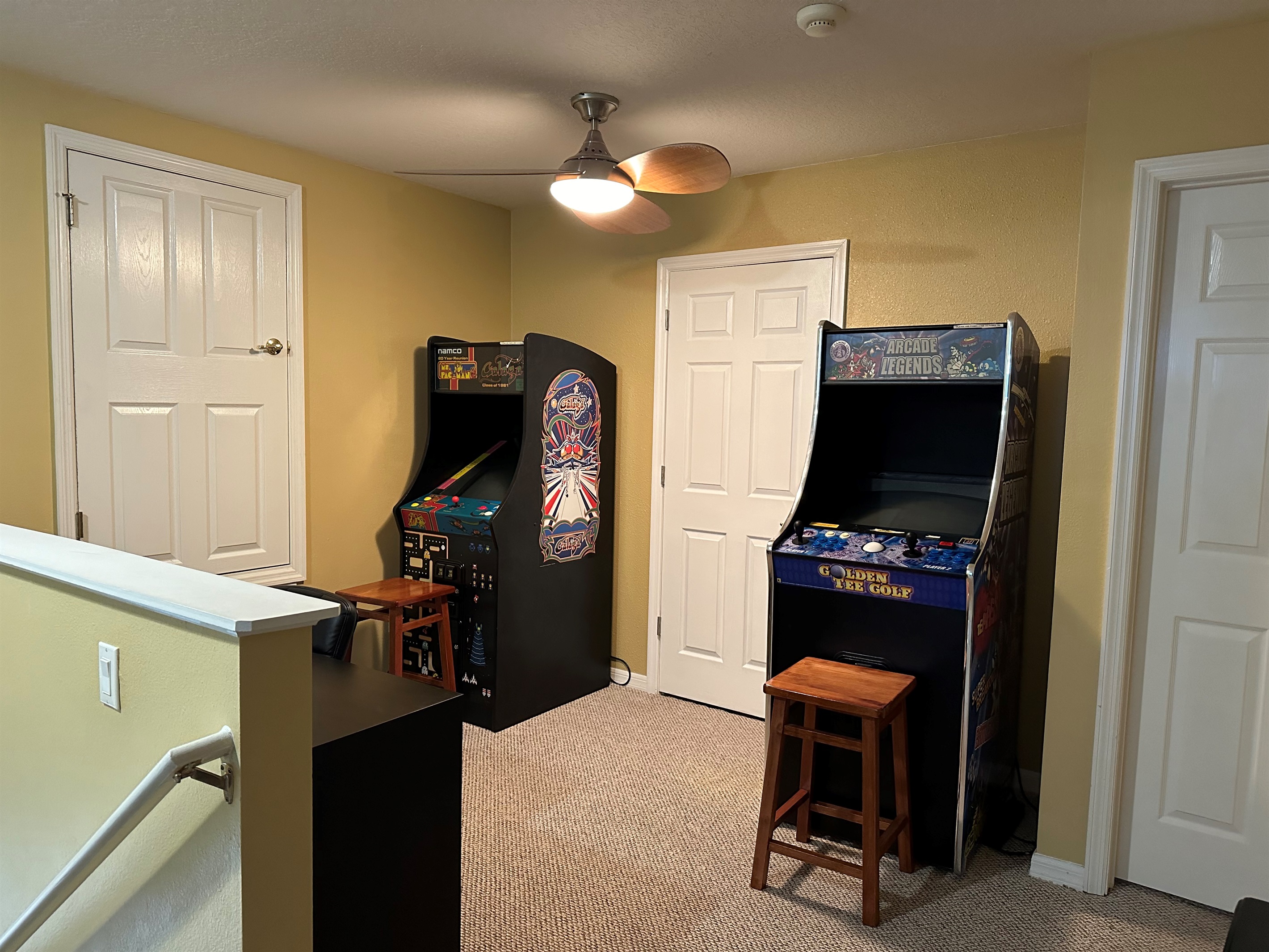 Arcade Games in the Loft