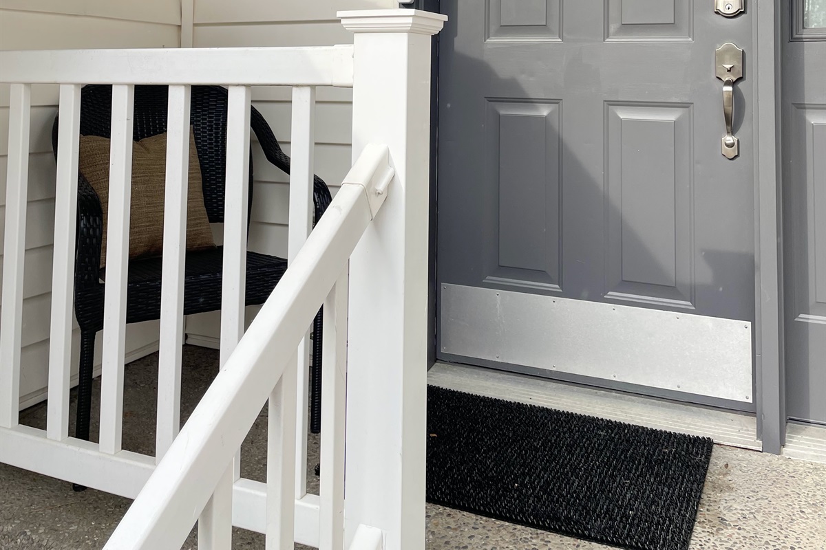 Welcome Home ~ Keyless entry with your code.