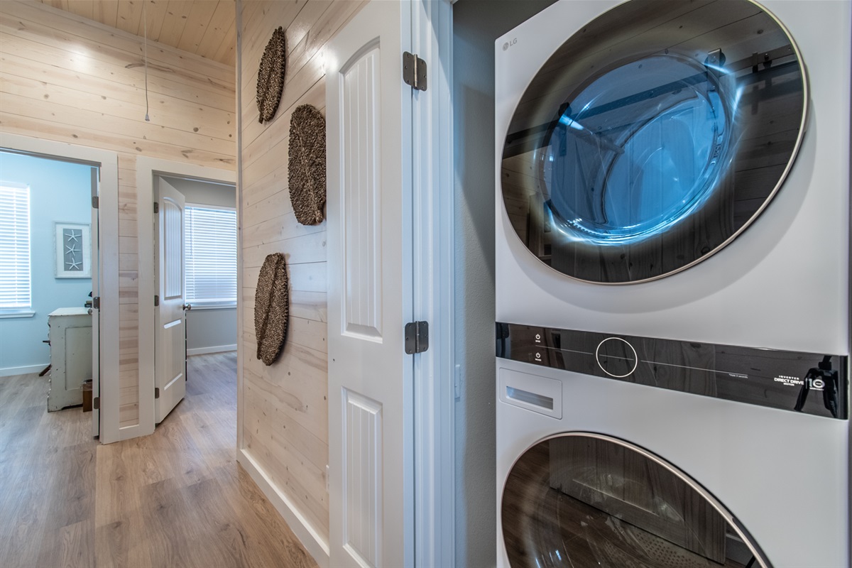 Stacked laundry