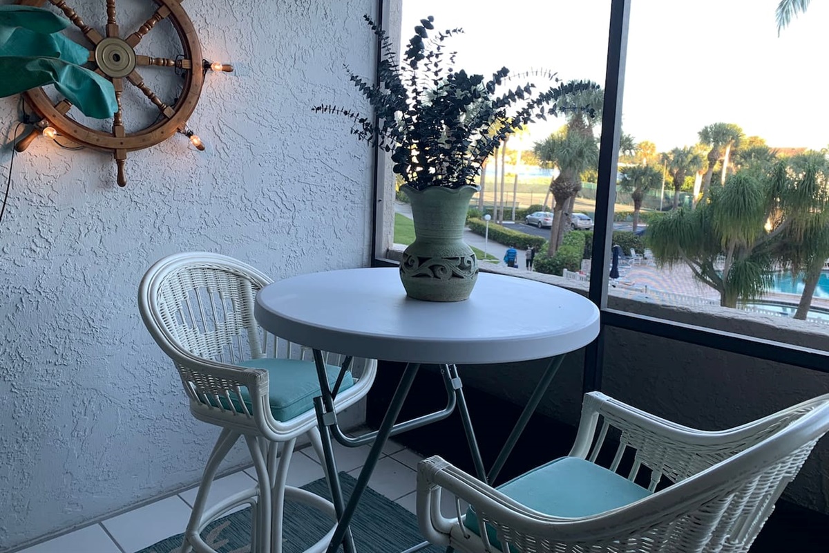 Lanai with a view!