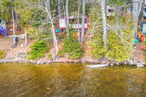Aerial view from the lake