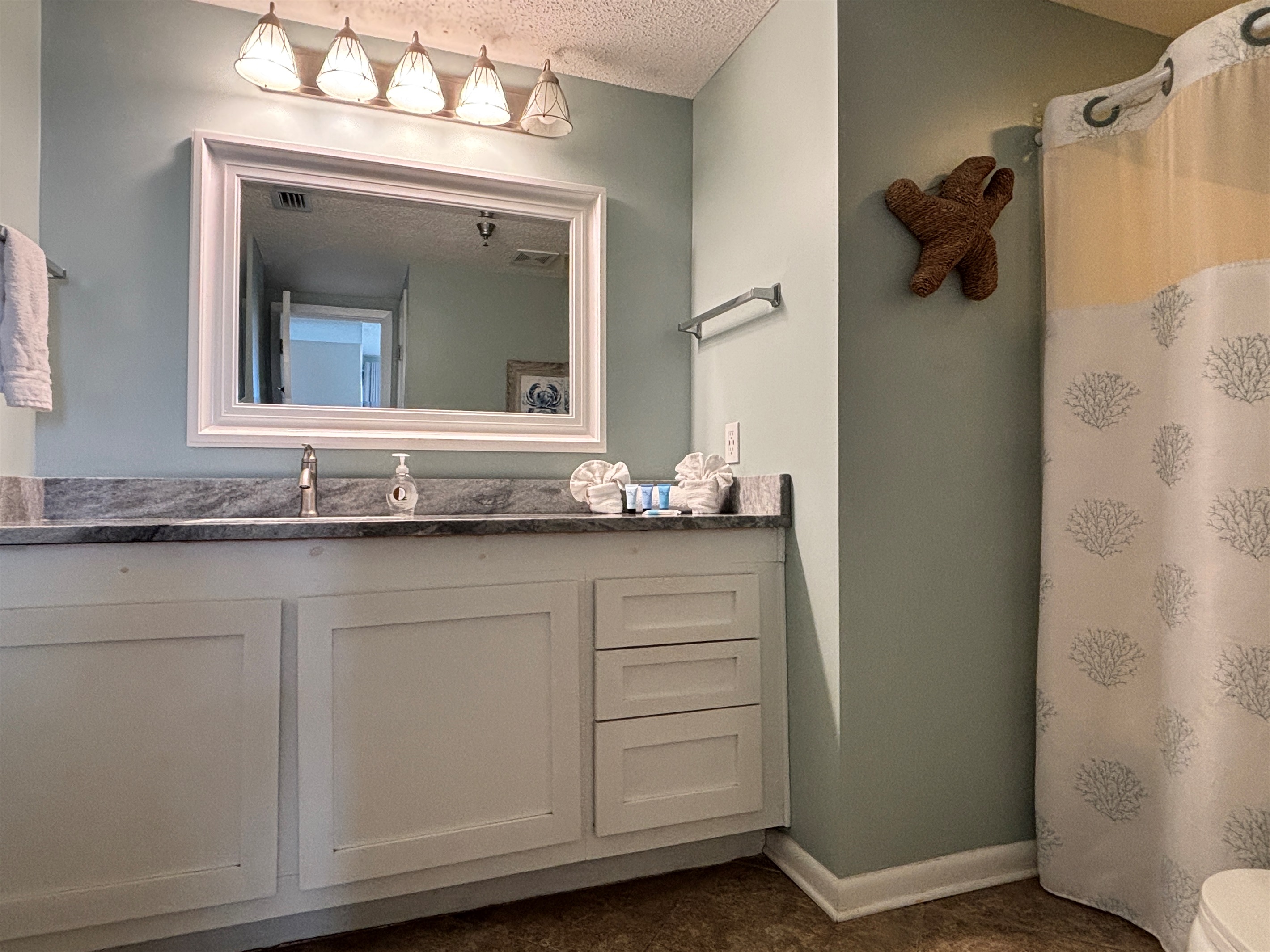 Primary Bath - plenty of light and room for 2!