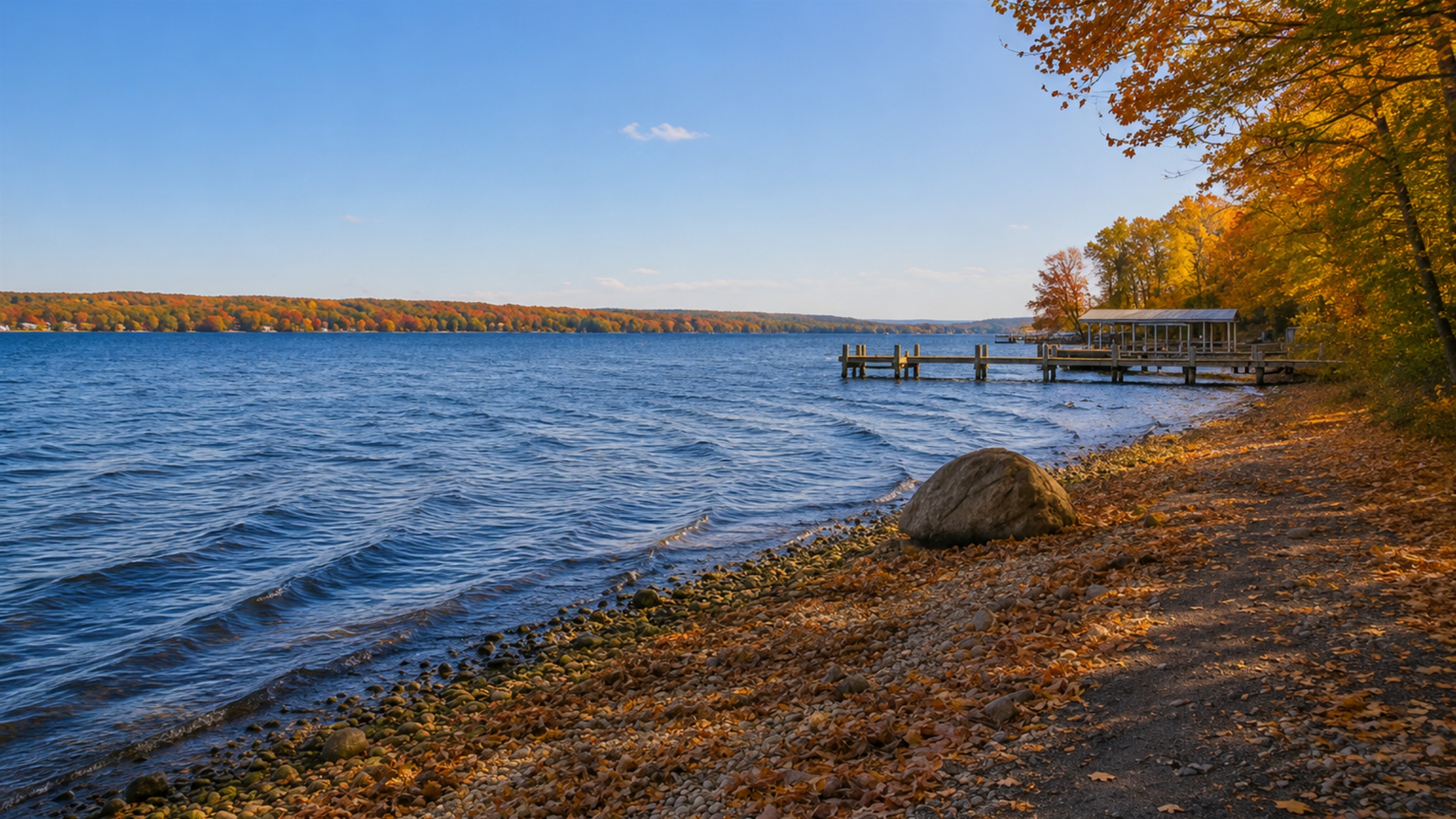 Marvel at the expansive and serene views of Cayuga Lake from the comfort of our townhomes. Enjoy peaceful moments by the water and immerse yourself in the natural beauty that surrounds you. 