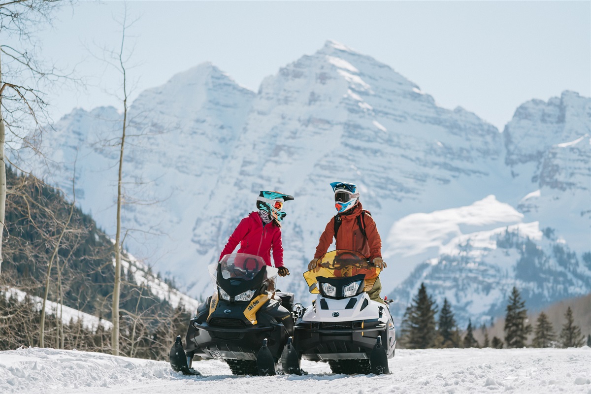 Enjoy a variety of winter activities and then return to the condo for a soak in the hot tubs.