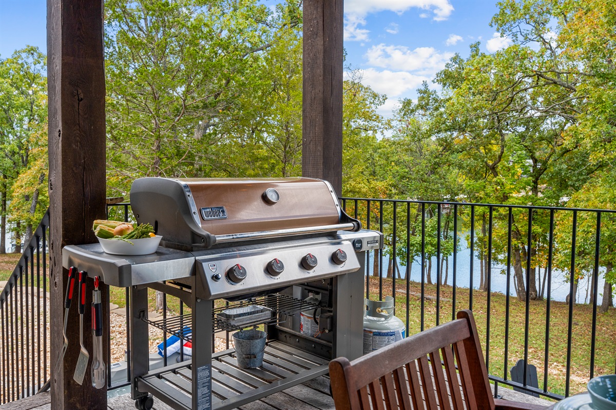 Enjoy the Lake as you Grill