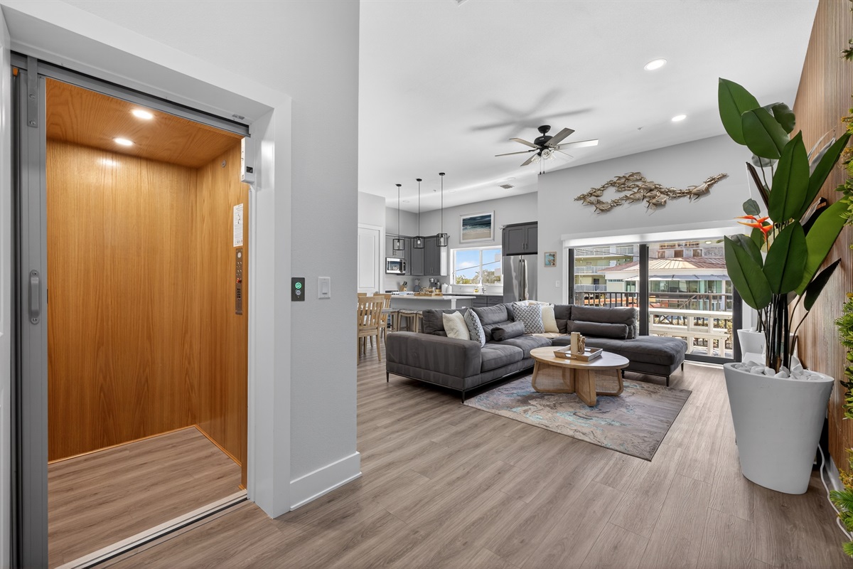 Elevator access on every floor