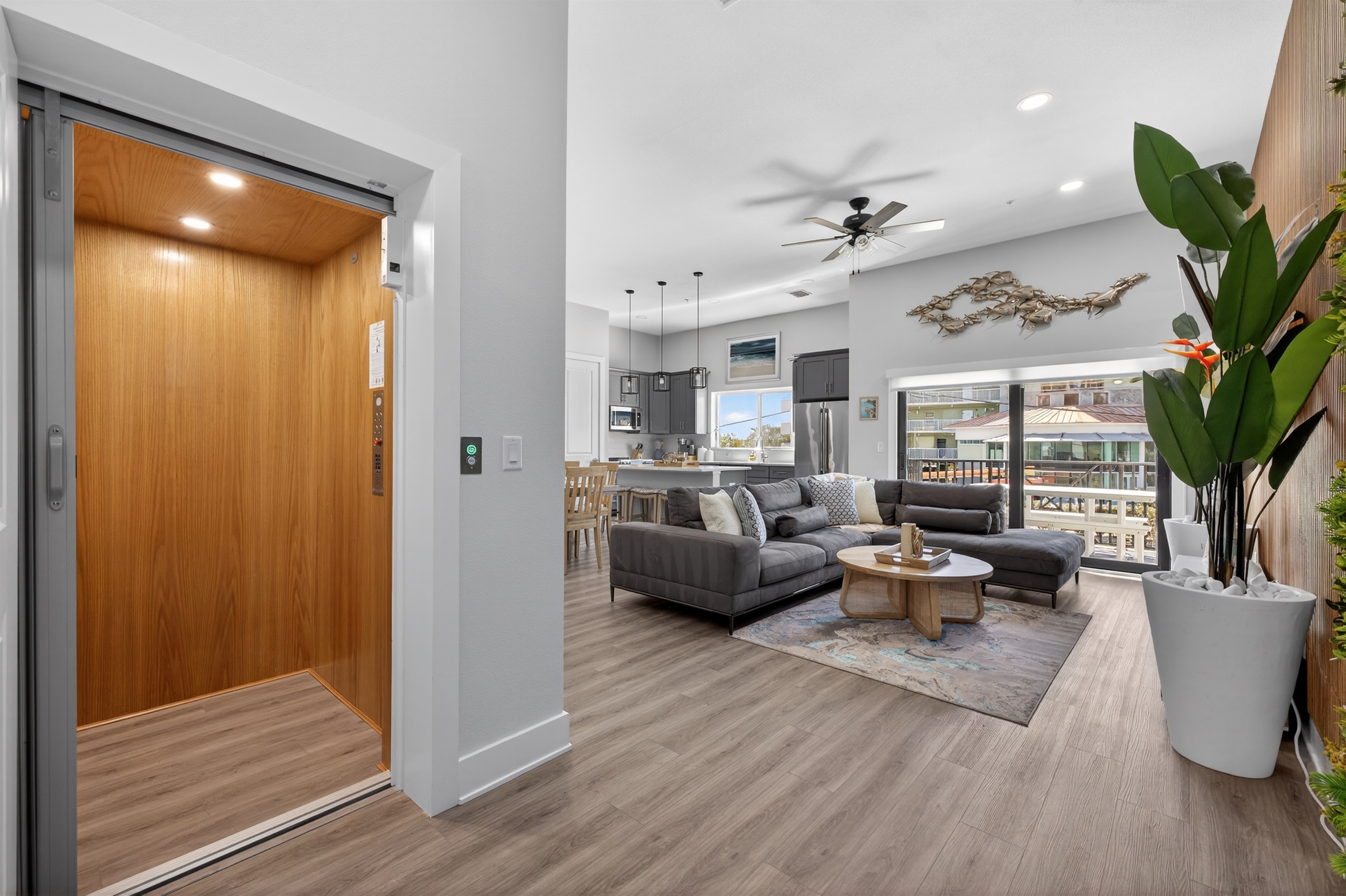 Elevator access on every floor