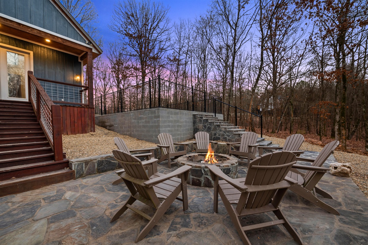 Gather around the fire pit for s'mores and stories under the stars, creating memorable moments in the warm glow of the evening embers.