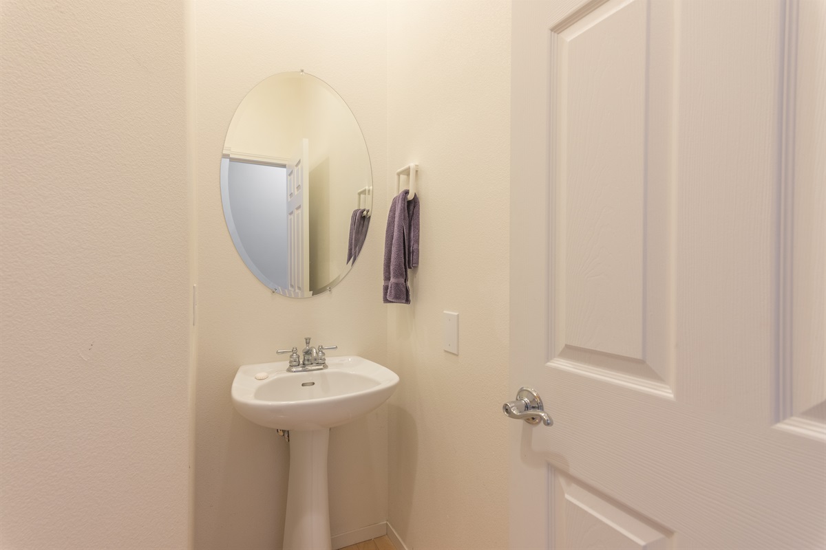 Hallway bathroom