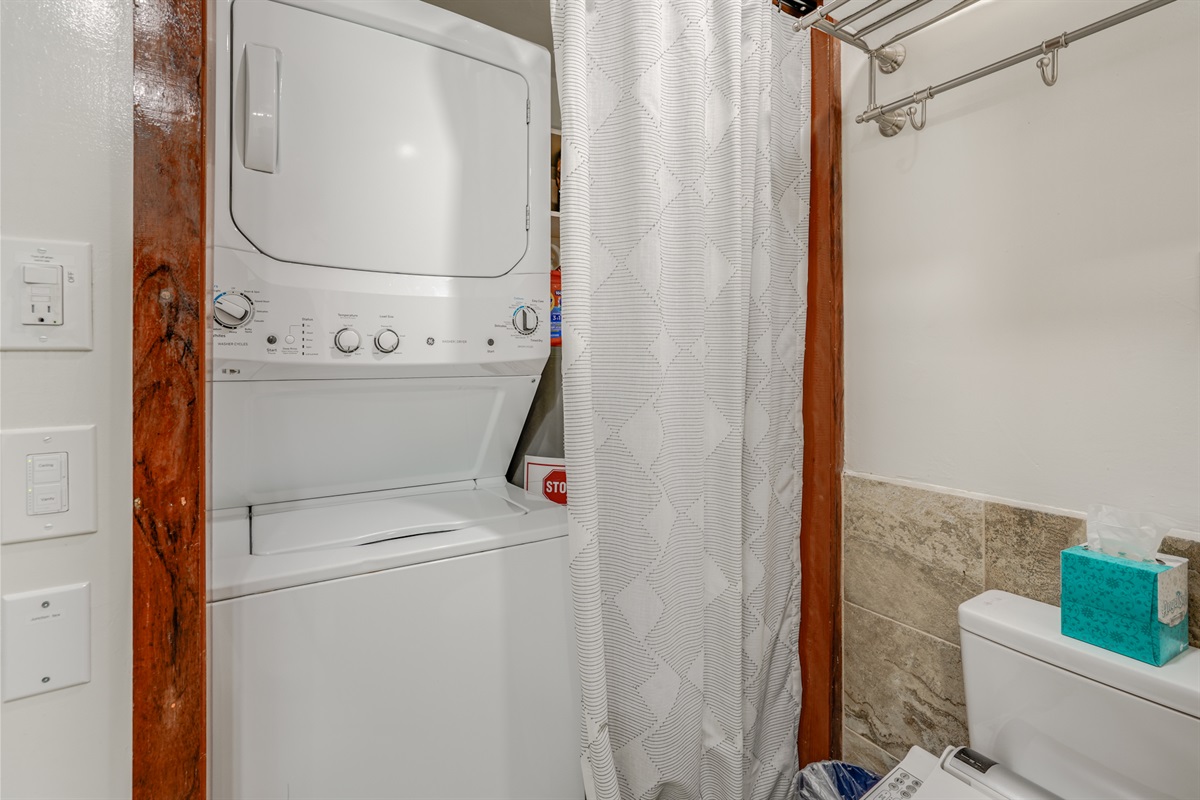 Washer and dryer