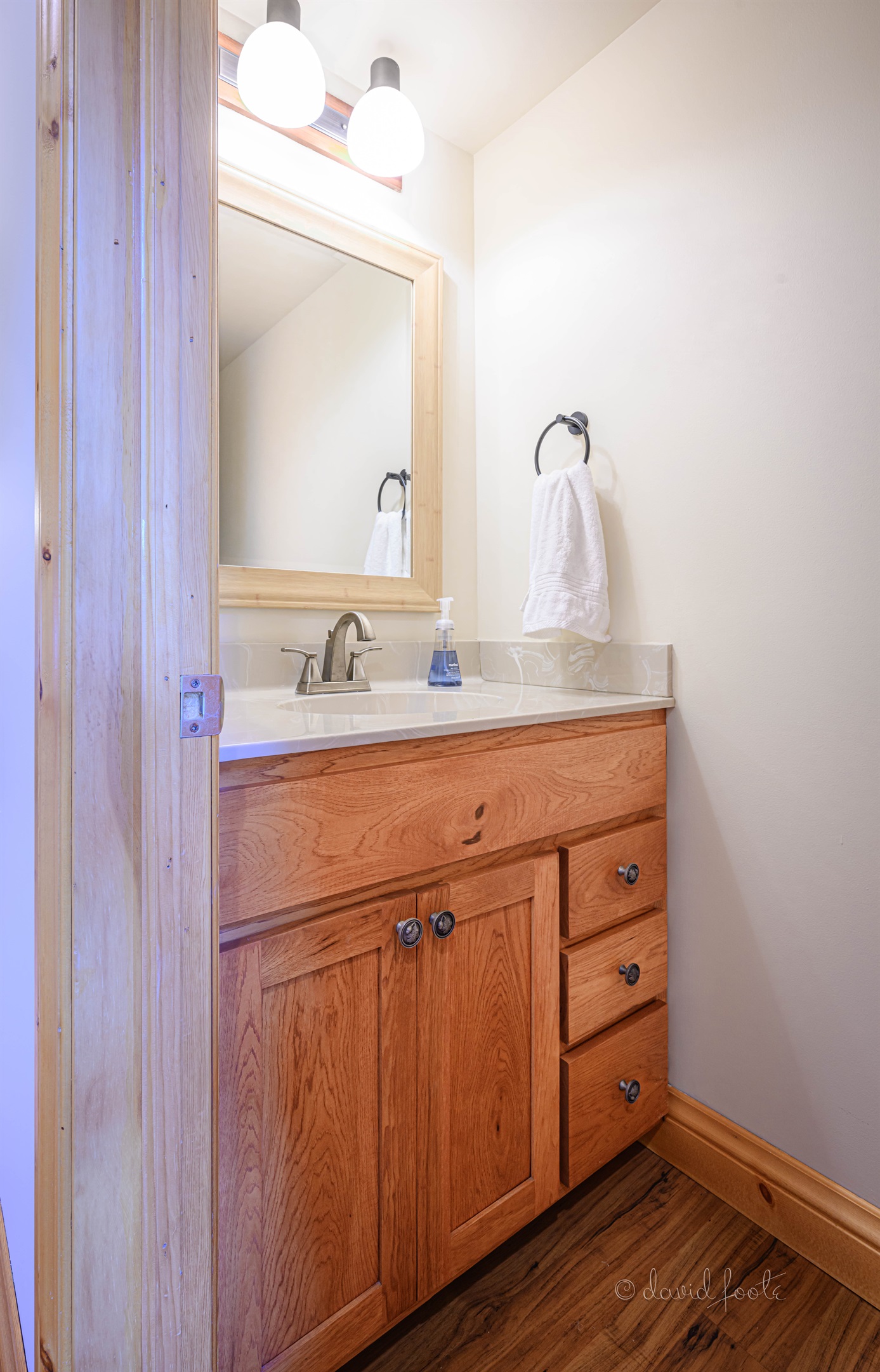 Powder room on main floor