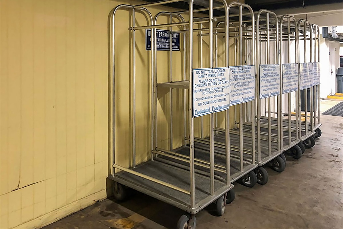 Full size luggage carriers to help you save time for beach fun!