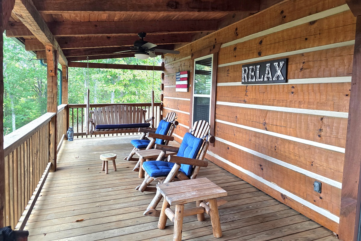 Upper Level Deck with View