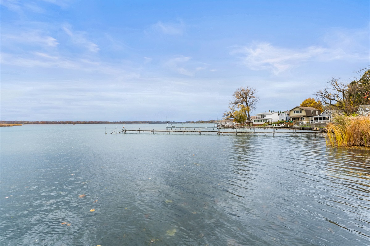 View from the dock
