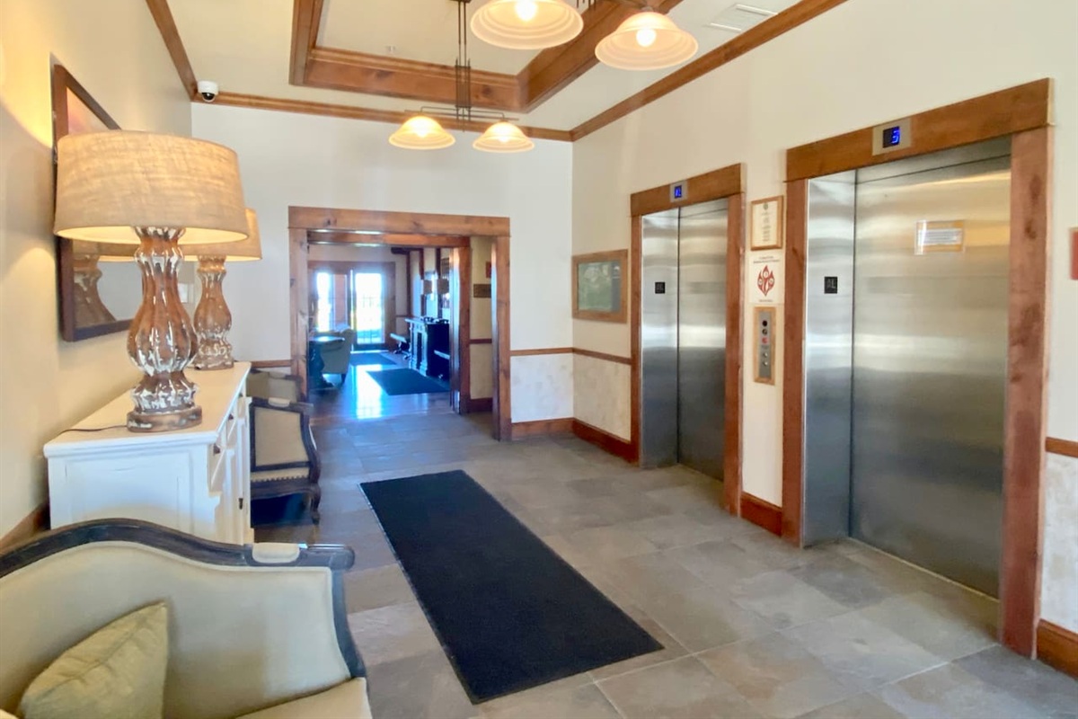 Highland House village level, locked lobby