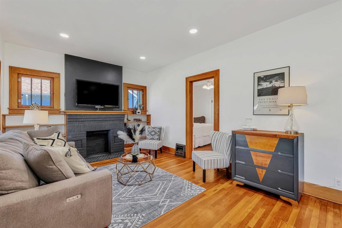 Updated Vintage Living Room