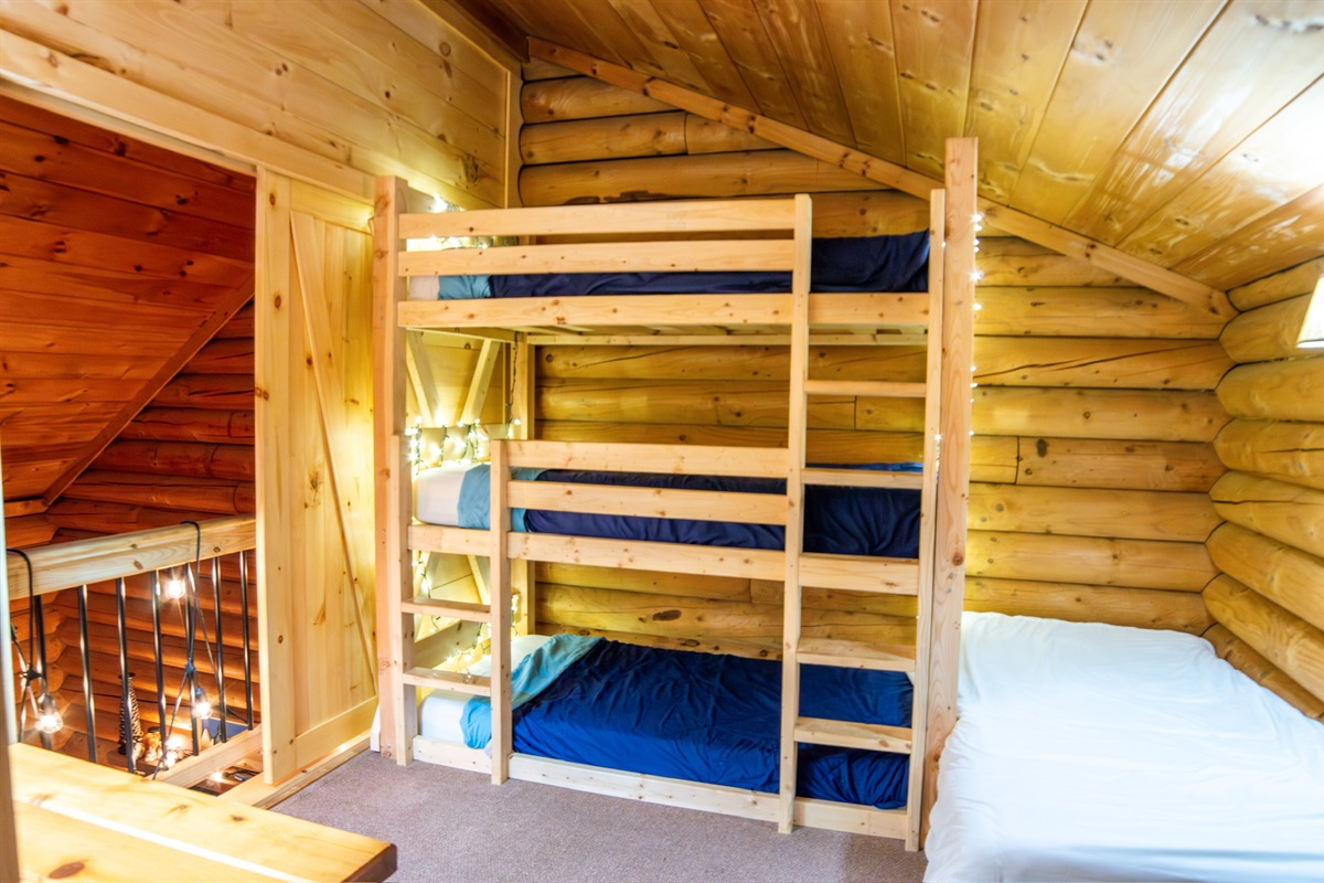 Triple Bunks and a Single in the Loft