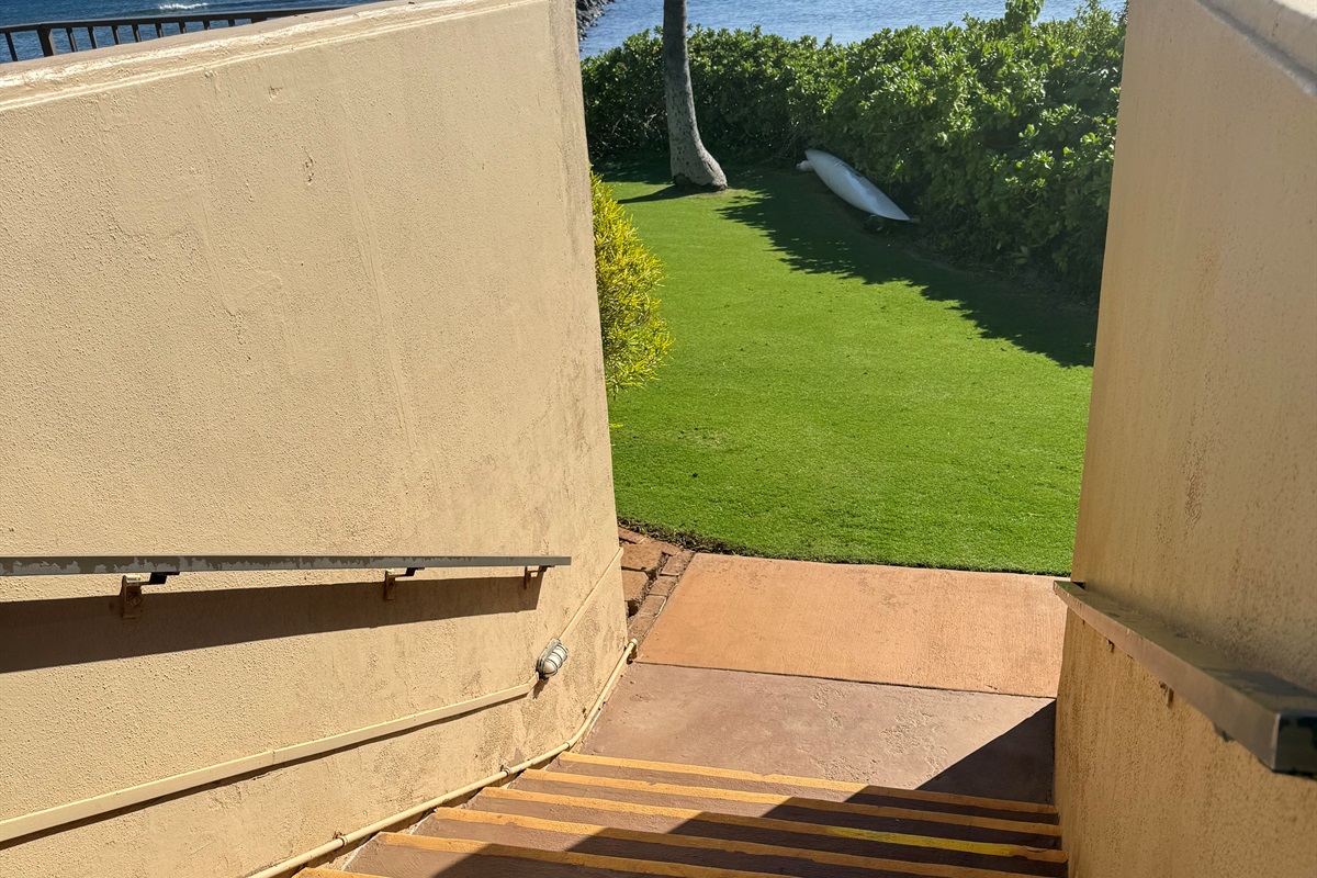 Stairs to beach