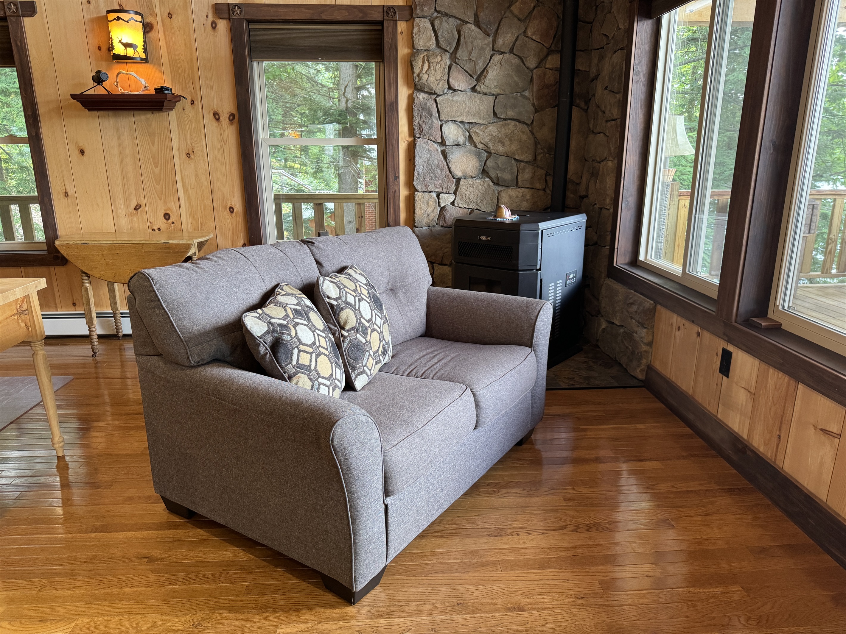 Love seat with a view