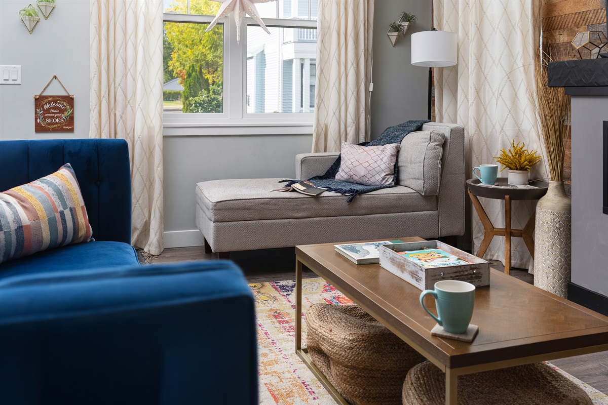 Relaxing living room space