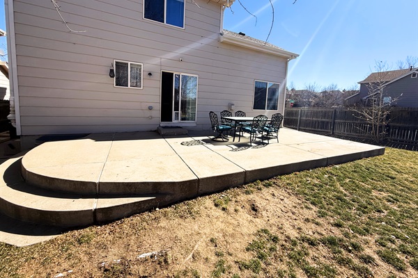 Step outside to a spacious patio perfect for morning coffee or evening gatherings. With open skies and fresh air, it's the ideal spot to relax and unwind.