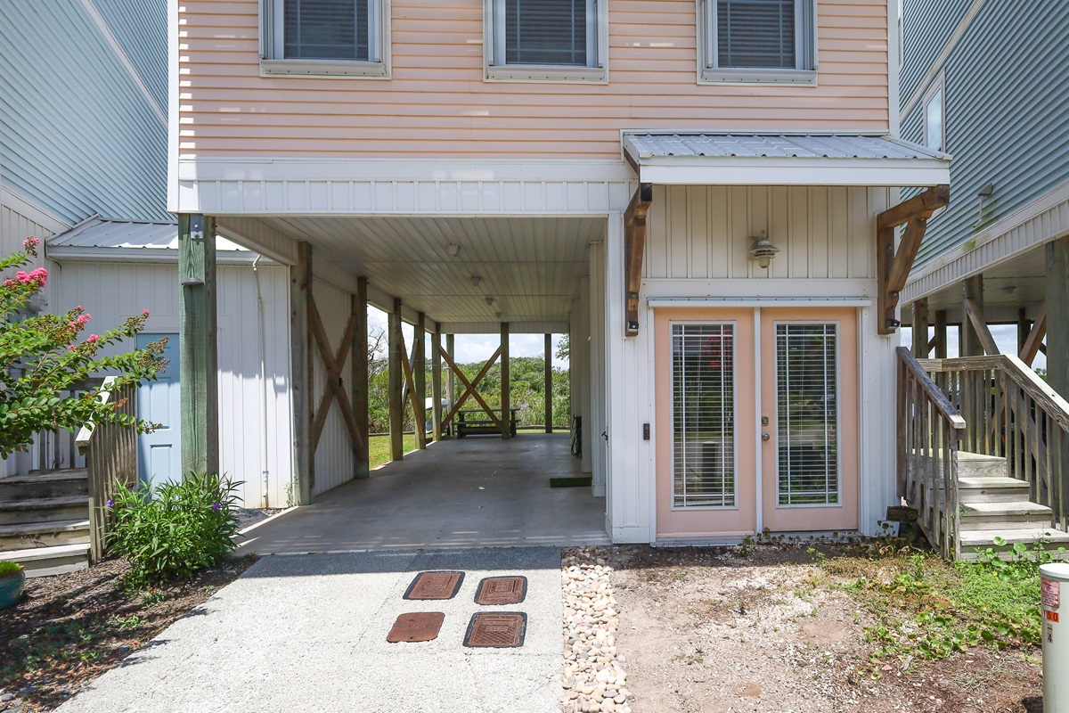 Entrance to the home
