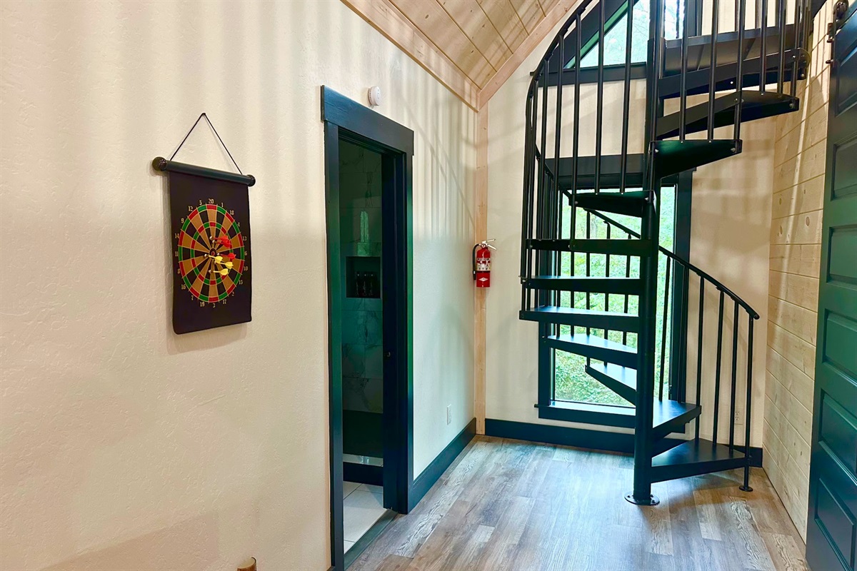 The whole house is filled with plenty of entertainment for everyone!