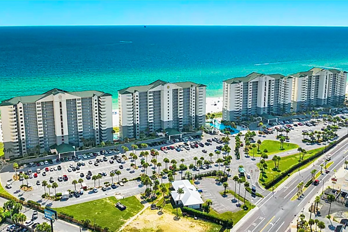 Long Beach Resort is a premier, low density, beachfront property with plenty of ground level parking.